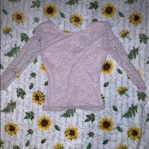Baby Pink Long Sleeve Top